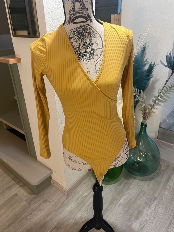 Body Floral New Look Taille 10 - Manches Courtes - Multicolore - Très Bon état