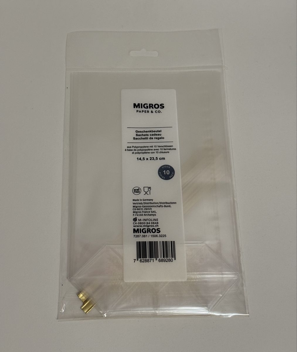Borse: Geschenkbeutel Migros – Nuovo e nell'imballaggio originale da Goldach venduto da igwhitestar 1