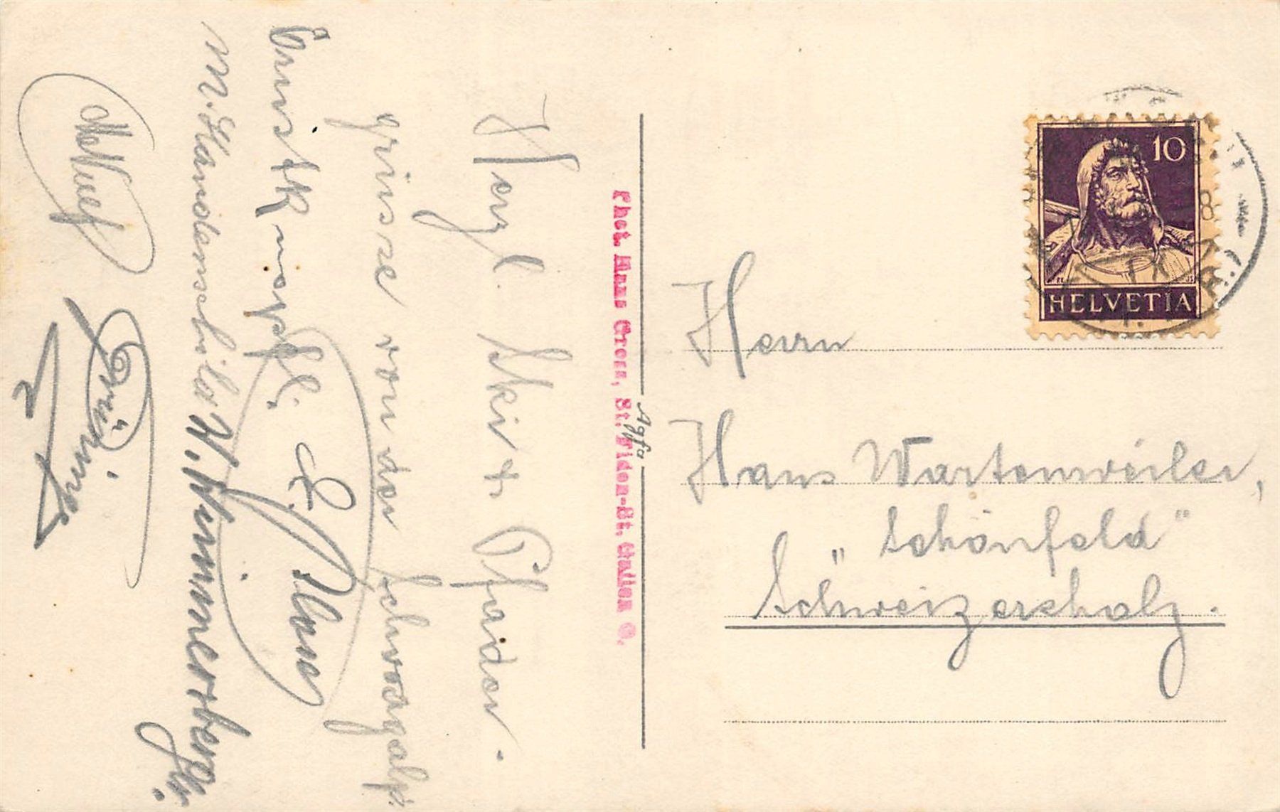 Ansichtskarten: Schwägalp, Siebenhütten – Gebraucht aus Ottikon b.Kemptth. von Neptun1974 1