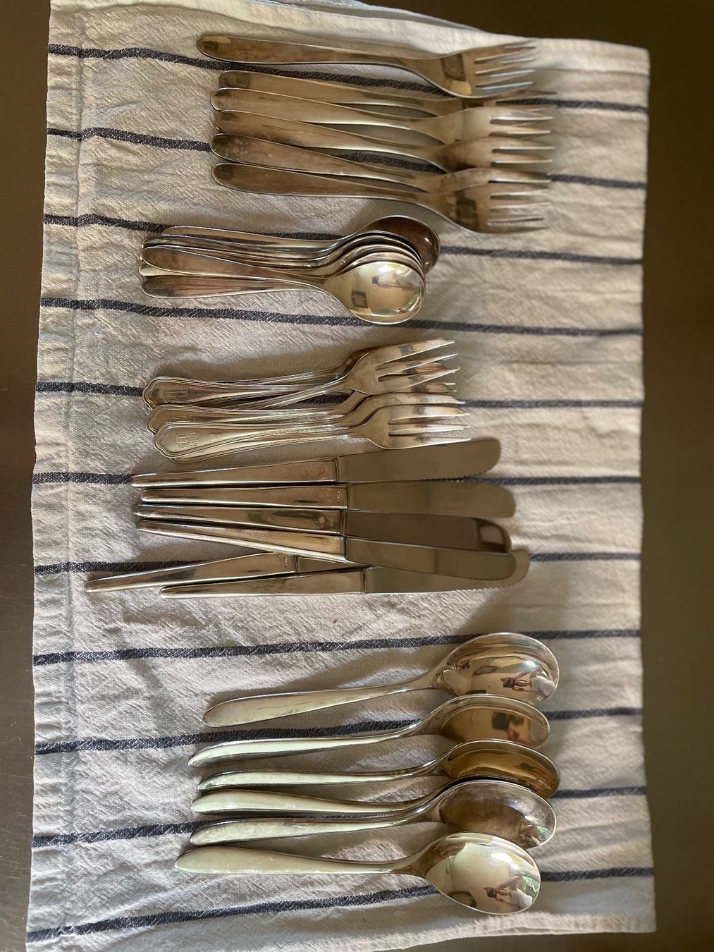 Set di posate: Silberbesteck Beard – Usato da Zürich venduto da Kuckuck_04 1