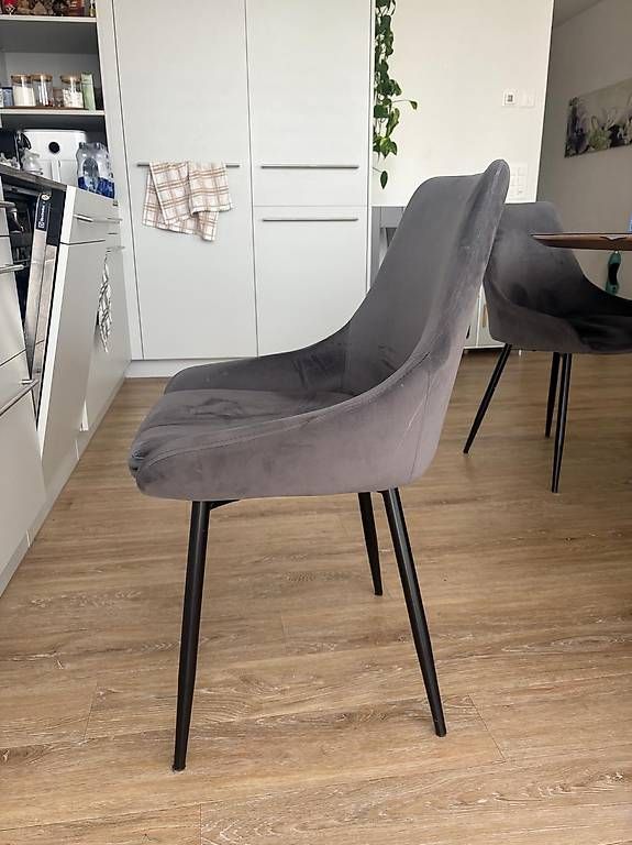Stühle: 6 Stühle grau – Gebraucht aus Staufen von kat.ic 1
