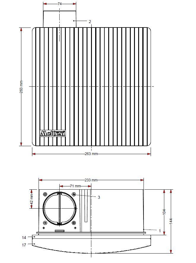 Ventilatori: WC-Ventilator – Nuovo e nell'imballaggio originale da Bülach venduto da Info1bkp244 4