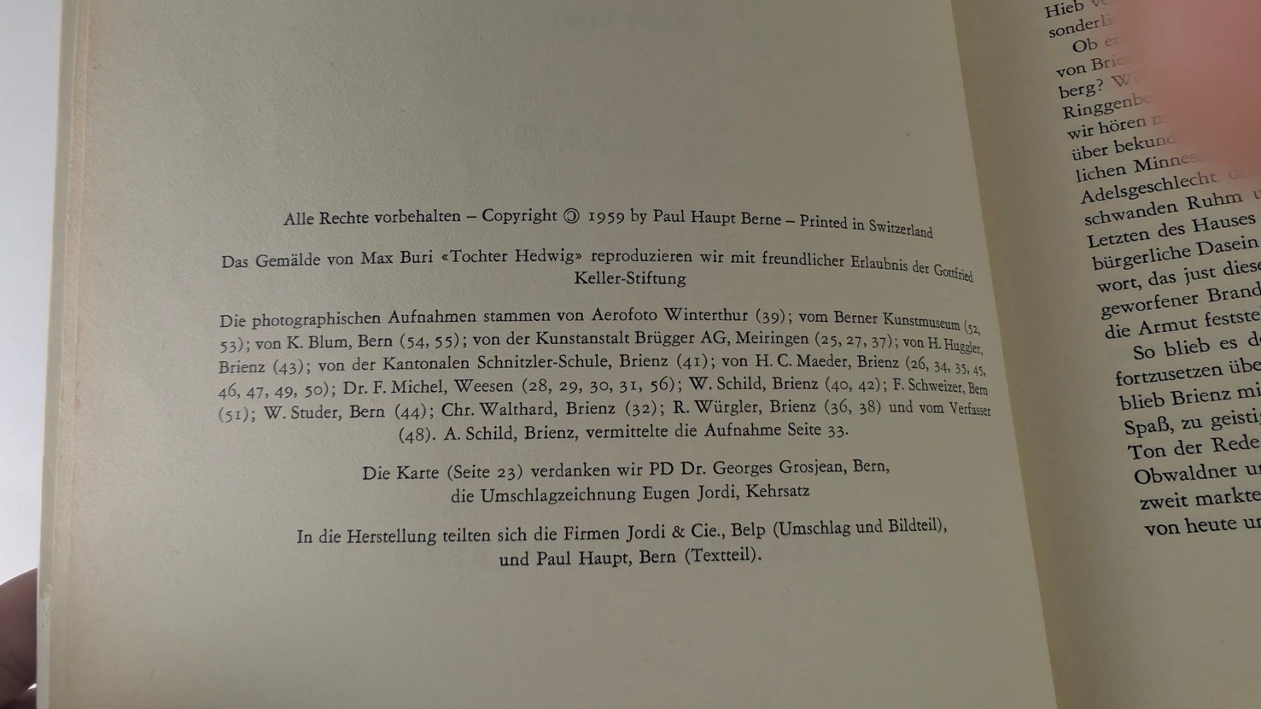 Libri: Berner Heimatbücher: Brienz 1959 – Usato da Zürich venduto da axolottchen 4