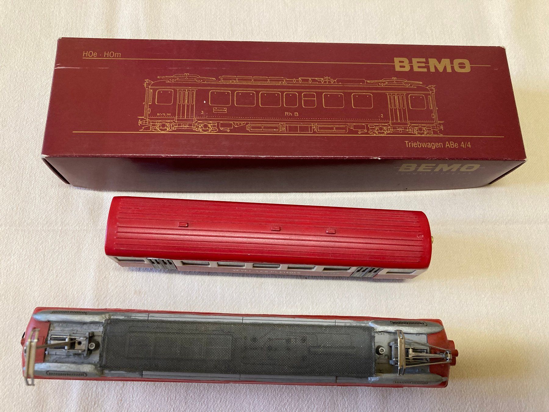 Bemo Modellini di ferrovie: Pièces originales et uniques CEV rouge – Usato da Vevey venduto da rog_9vvj 2