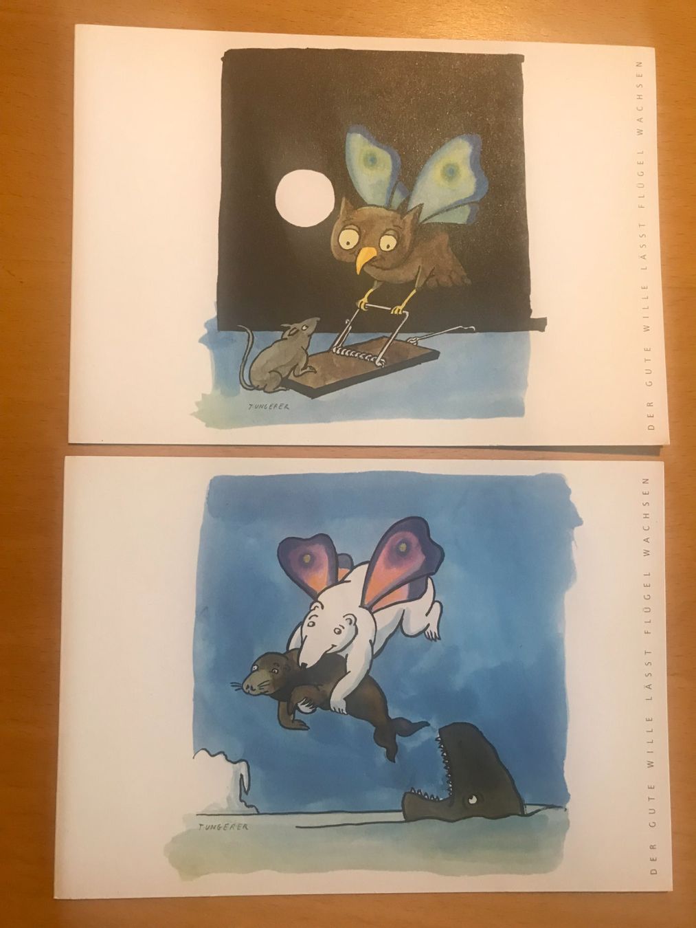 Cartoline postali: 2x Grusskarten Tomi Ungerer – Usato da Luzern venduto da mey_s13