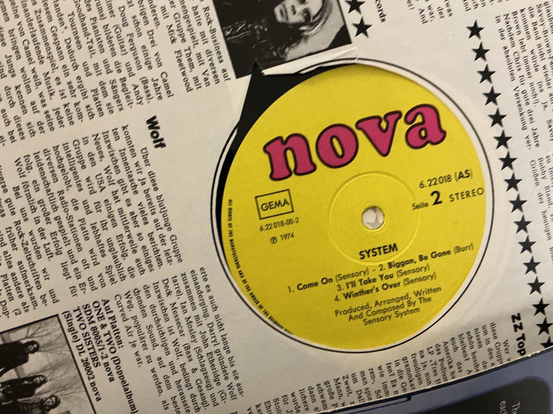 Dischi in vinile: System LP (VG+) – Usato da Winterthur venduto da Tumko-Vinyl 2