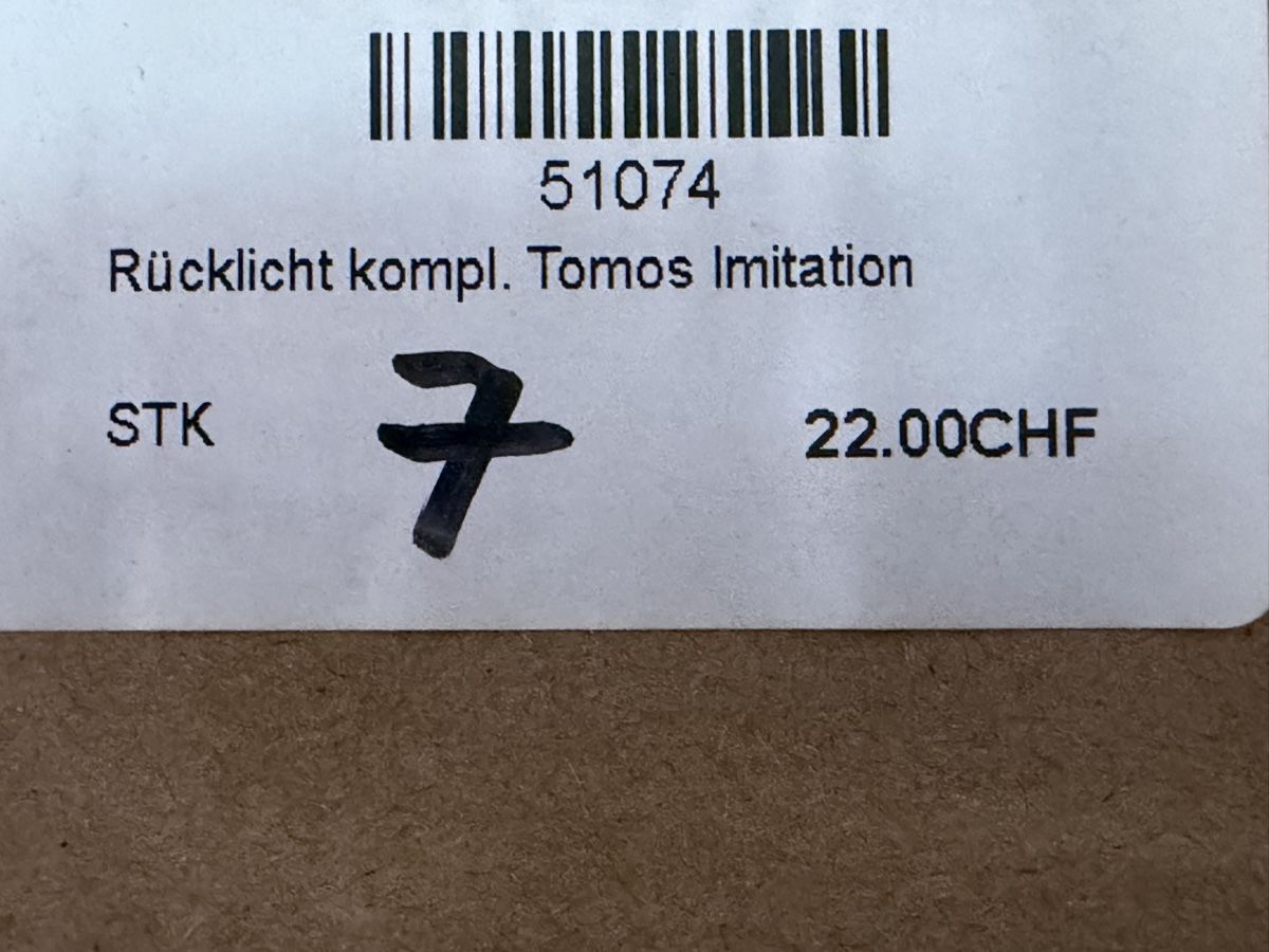 Tomos Parti ricambio per ciclomotori: Mofa Tomos Rücklicht – Nuovo (secondo la descrizione) da Latterbach venduto da Bbutz98 1