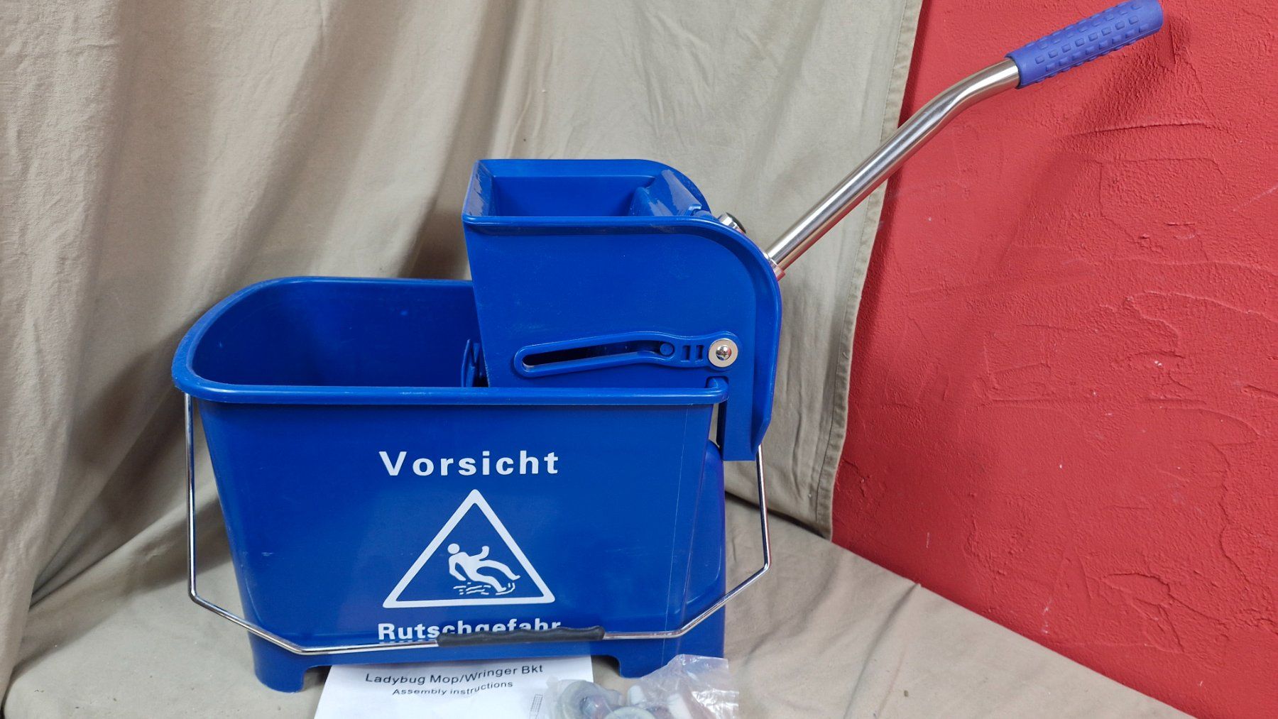 Reinigung & Hygiene: Bodenwisch Eimer Doppeleimer mit Presse - 20 l – Neu (gemäss Beschreibung) aus Dorf von Zur-Lingg 1