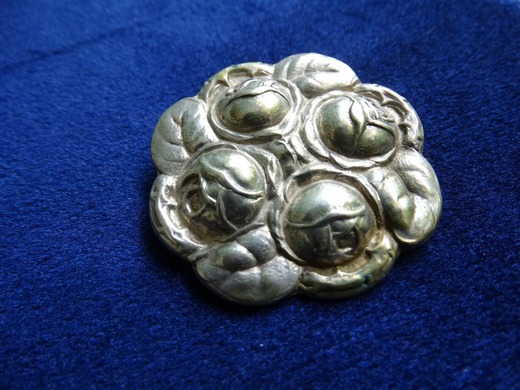 Broschen & Nadeln: Silber 800 Brosche Rosen Jugendstil Dänemark DKS – Gebraucht aus Adliswil von Isaac_92 1