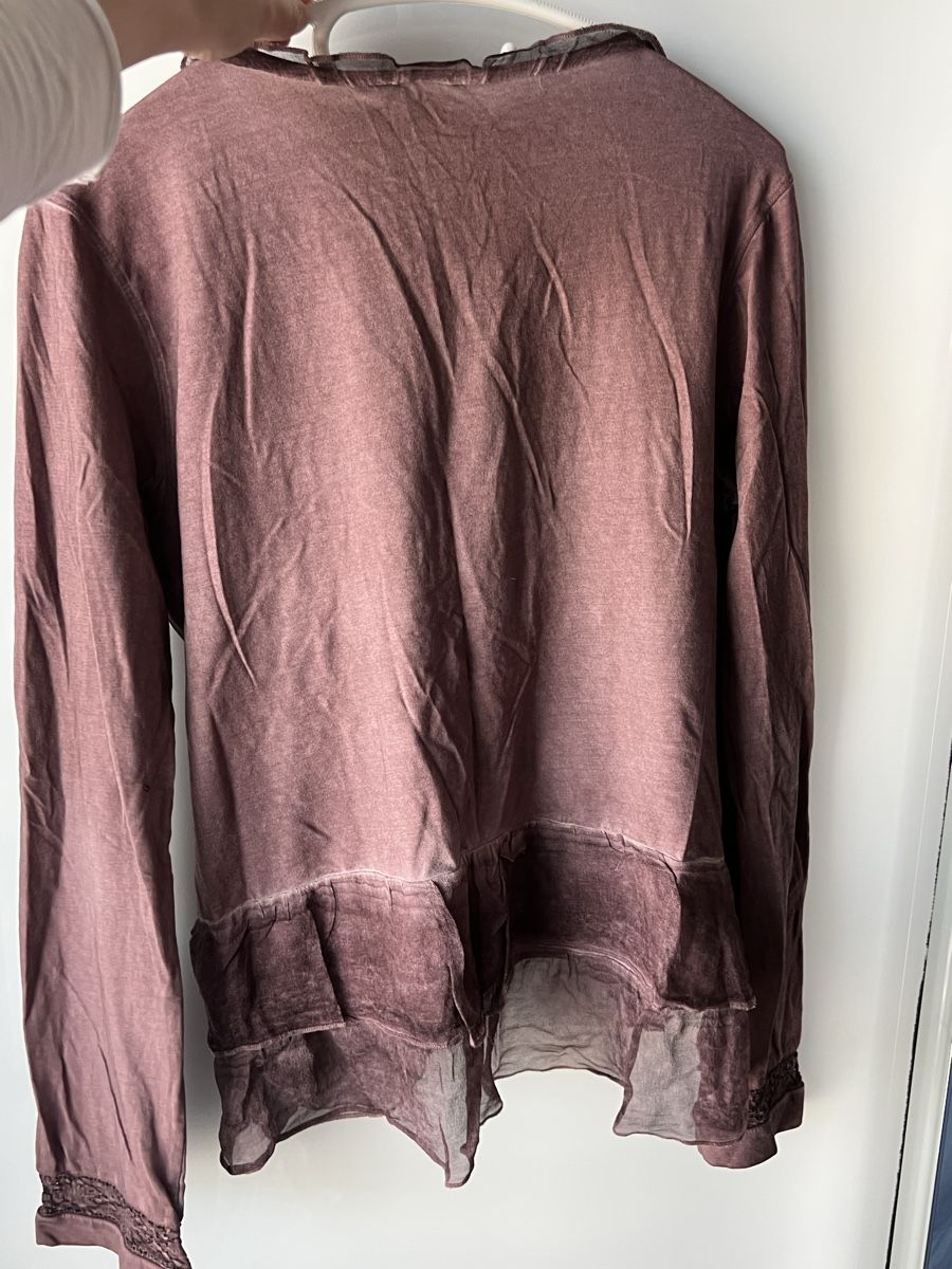 Jacken: Nile Jäckli Bluse, Gr. M / L mit rüschchen – Gebraucht aus Langenthal von Alperose_5 4