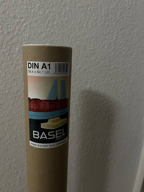 Poster & Bilder: Basel Plakat A1 – Gebraucht aus Basel von Eidechse32