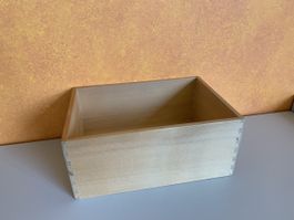 15 Holzkisten Karteikarten einzeln zu verkaufen
