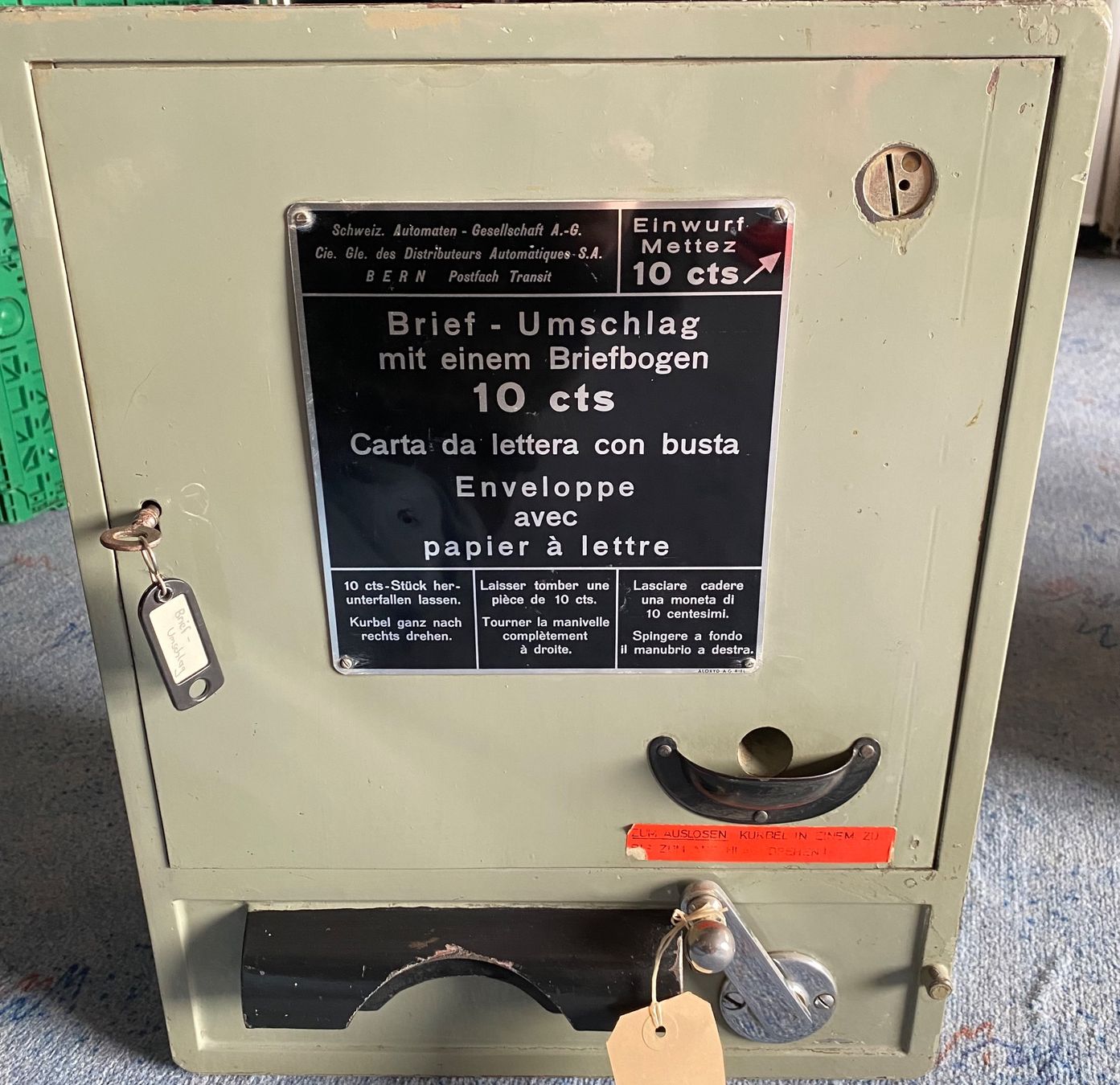 Buste & buste per spedizione: Vintage Briefumschlag Automat Couvert – Usato da Aeschlen ob Gunten venduto da Jrg1373