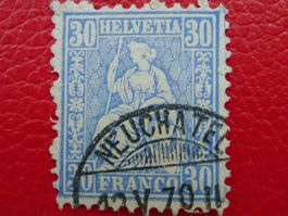 1870: Nr.41, Luxusstück von NEUCHATEL: 12.MAI, farbfrisch.