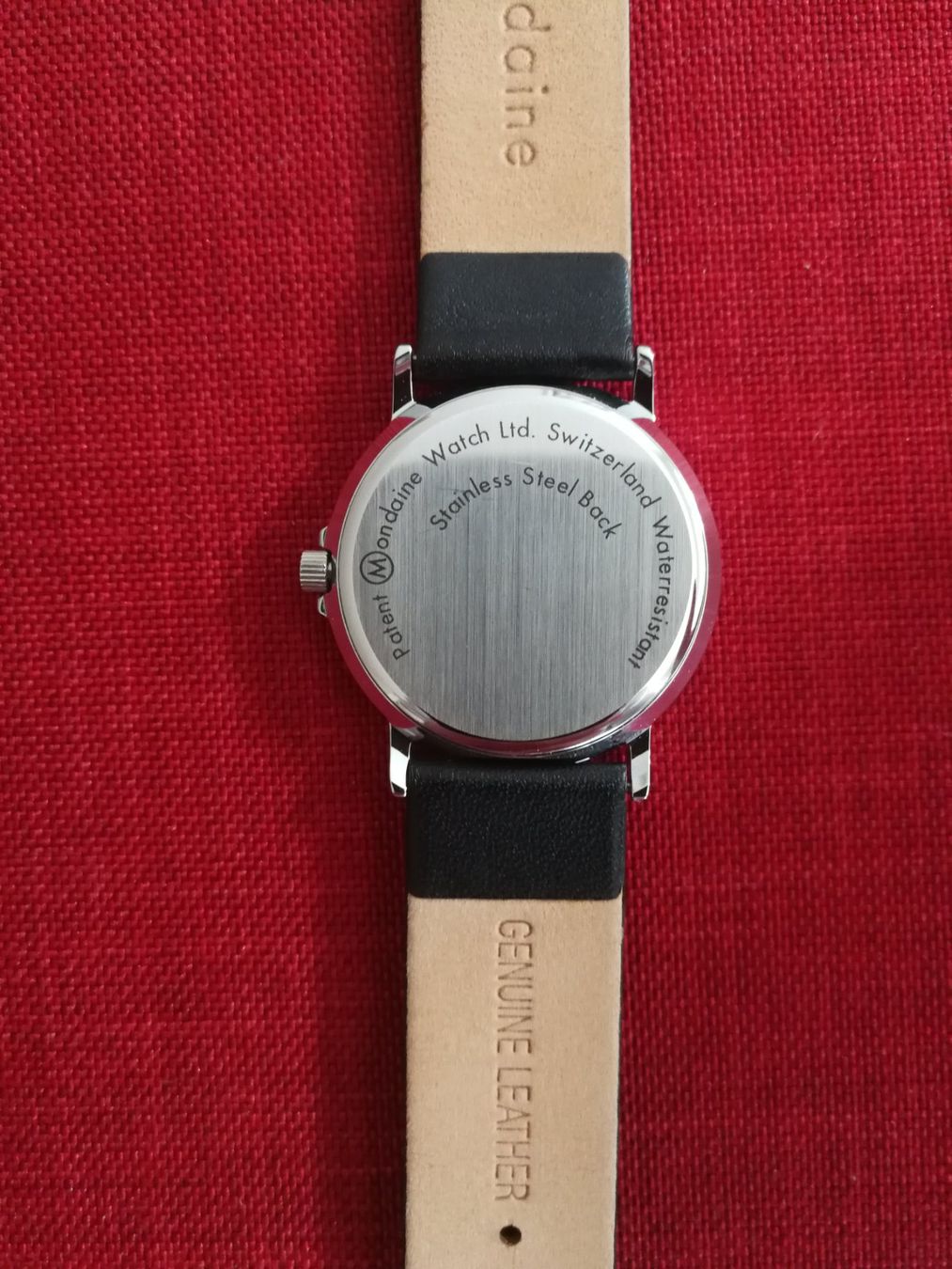 Mondaine Uhren: MONDAINE Uhr Sondermodell UNIA – Neu und originalverpackt aus Zürich von SciTec 3