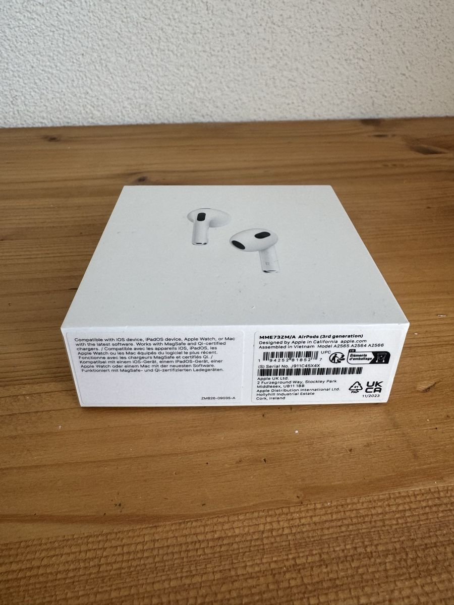 Apple Cuffie: Apple AirPods 3. Generation – Usato da Hinwil venduto da RE.USE.IT 1