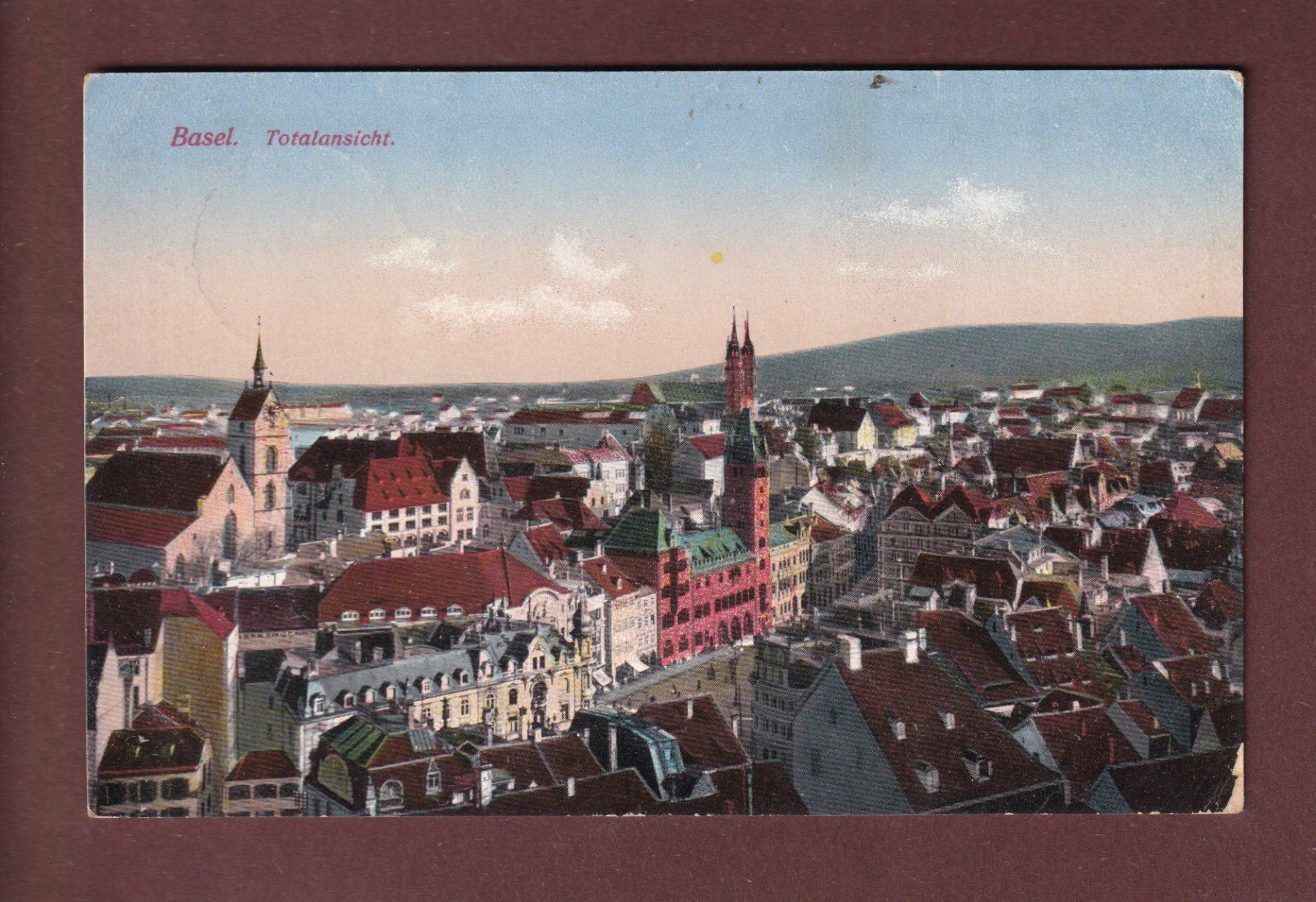 Cartoline postali: BASEL - Teilansicht - Feldpost – Usato da Pully venduto da nicecards-shop