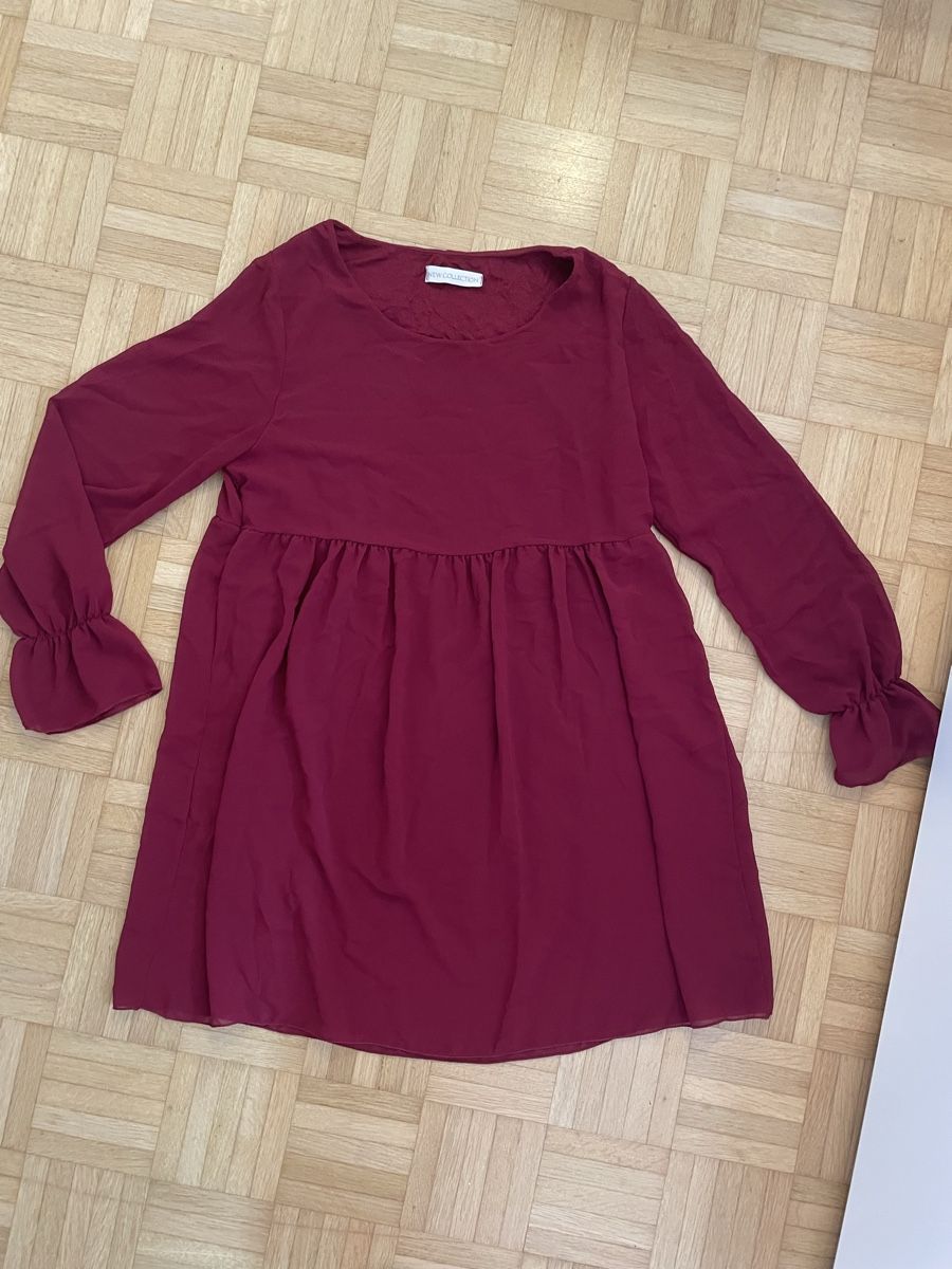 Vestiti: Kleid, bordeaux rot, Grösse S/M – Nuovo (secondo la descrizione) da Zürich venduto da Carlajimena 5