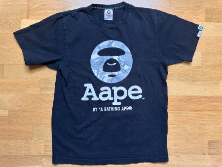 AAPE BY A BATHING APE T-Shirt S Schwarz Shirt Original Bape