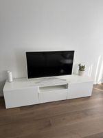 Ikea Besta TV Kommode mit Glasplatte