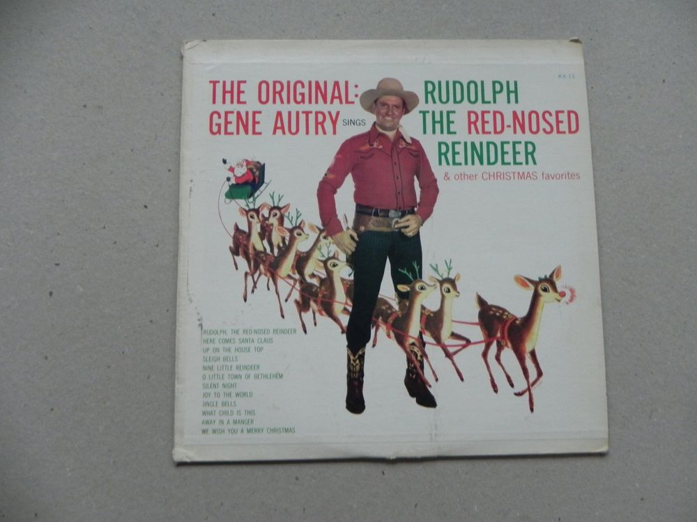 LP USA Sänger Gene Autry 1962 Rudolph the red-Nosed Reindeer (Gebraucht ...