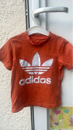 Kinder T-Shirt Adidas orange Grösse 104 guter Zustand