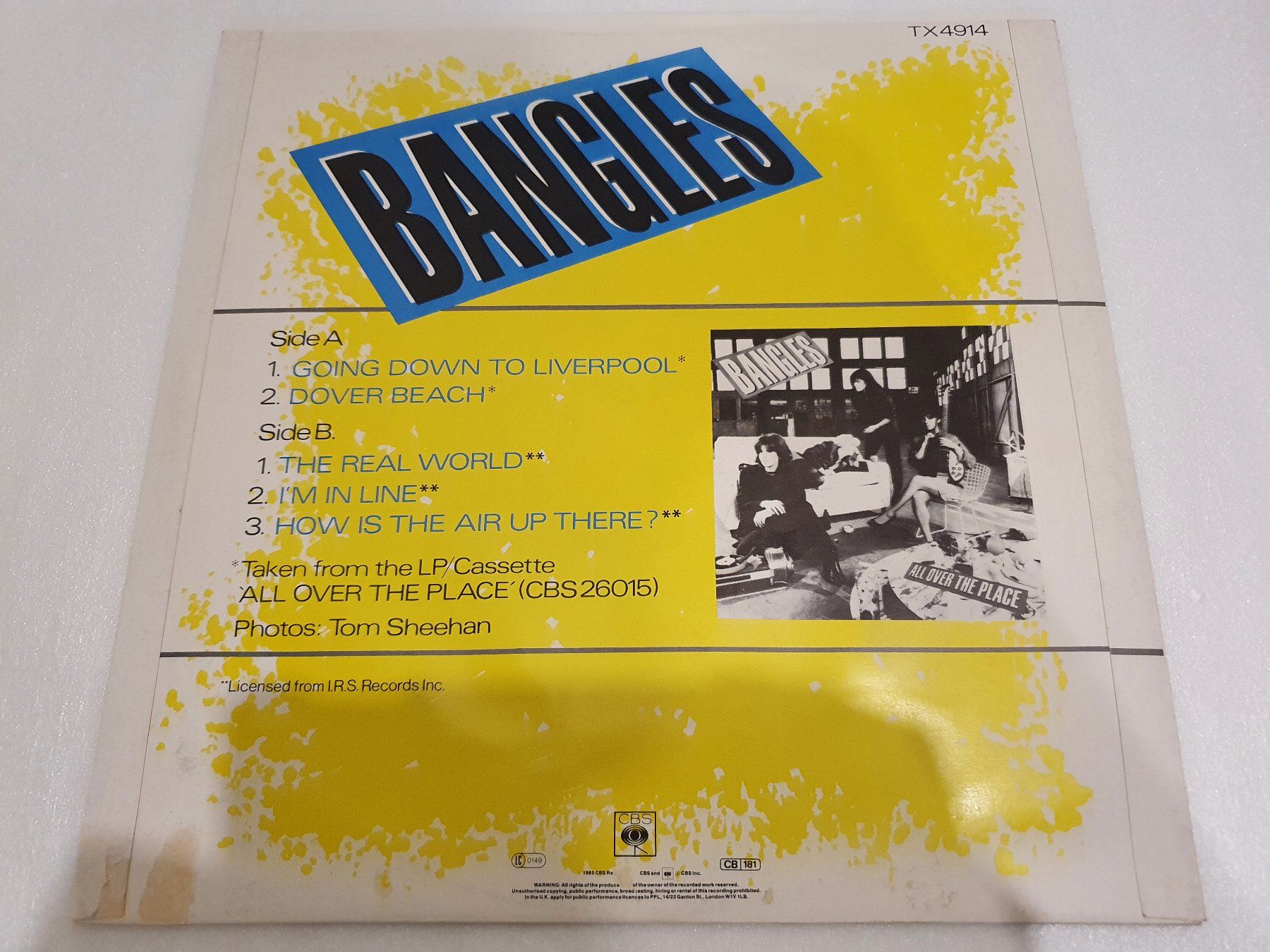 Dischi in vinile: Bangles – Going Down To Liverpool – Usato da Uster venduto da Vinyl-Leidenschaft 1