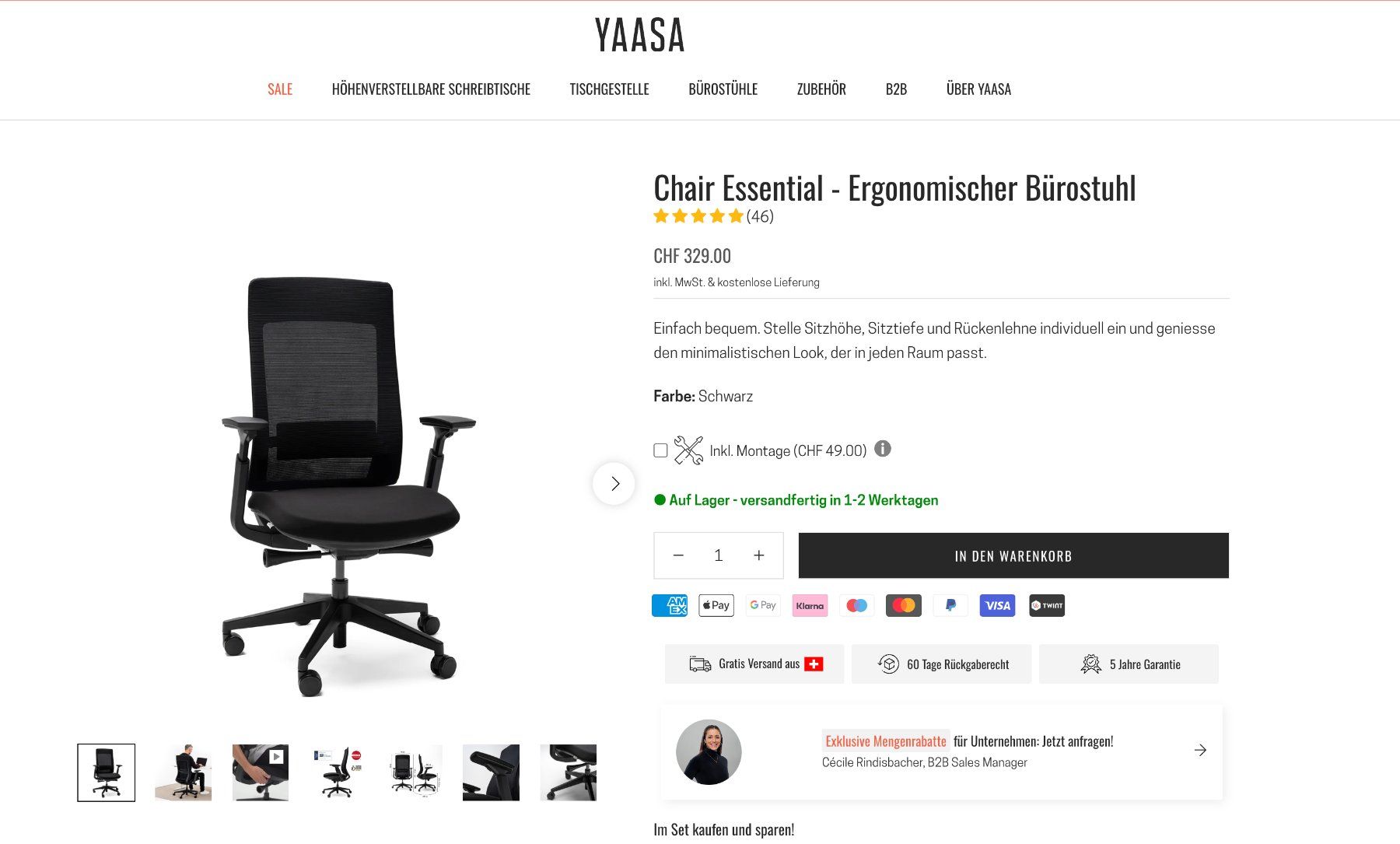 Chaises: Bürostuhl – Neuf (Voir description) à Zürich par Elian_ 5