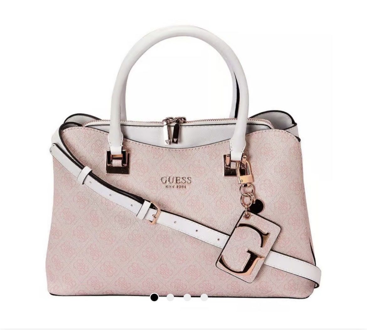 Guess Taschen für Damen: Handbag Guess beige pink monogram with shoulder strap – Neu (gemäss Beschreibung) aus Mettmenstetten von ama_m86n 4