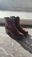 Jana Damen Herbststiefeletten Cognac  Grösse 38