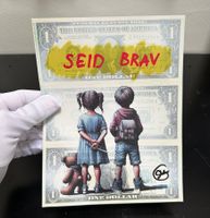 SMG: Kinder - Seid Brav, Geldkunst, Echte Dollars, UNIKAT