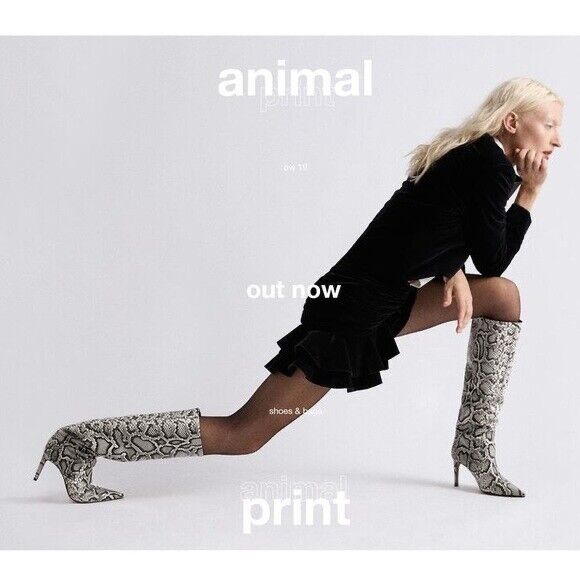 Zara Damenschuhe: NEW ZARA snakeskin boots – Neu und originalverpackt aus Vuadens von Nina11 5