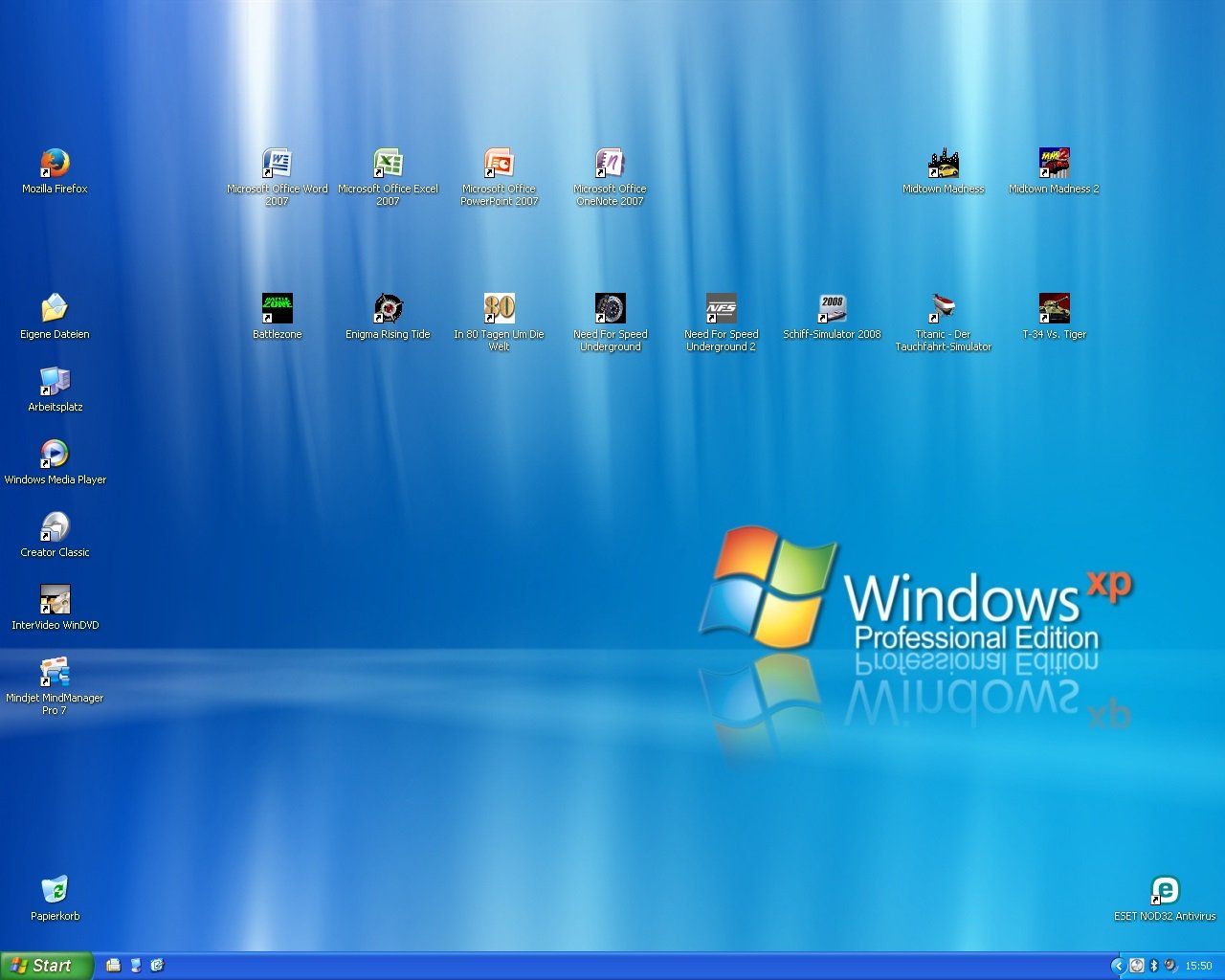 Hewlett Packard PC: HP® PC: Windows XP Professional (Service Pack 3) & 18 Games – Usato da Kaiserstuhl AG venduto da R.D.94 8