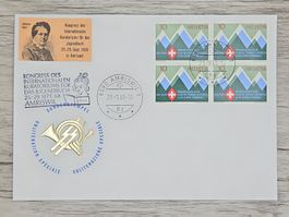 CL17 Enveloppe + Timbre Suisse 1968