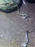 Elegante Halskette mit Zirkonia Anhänger