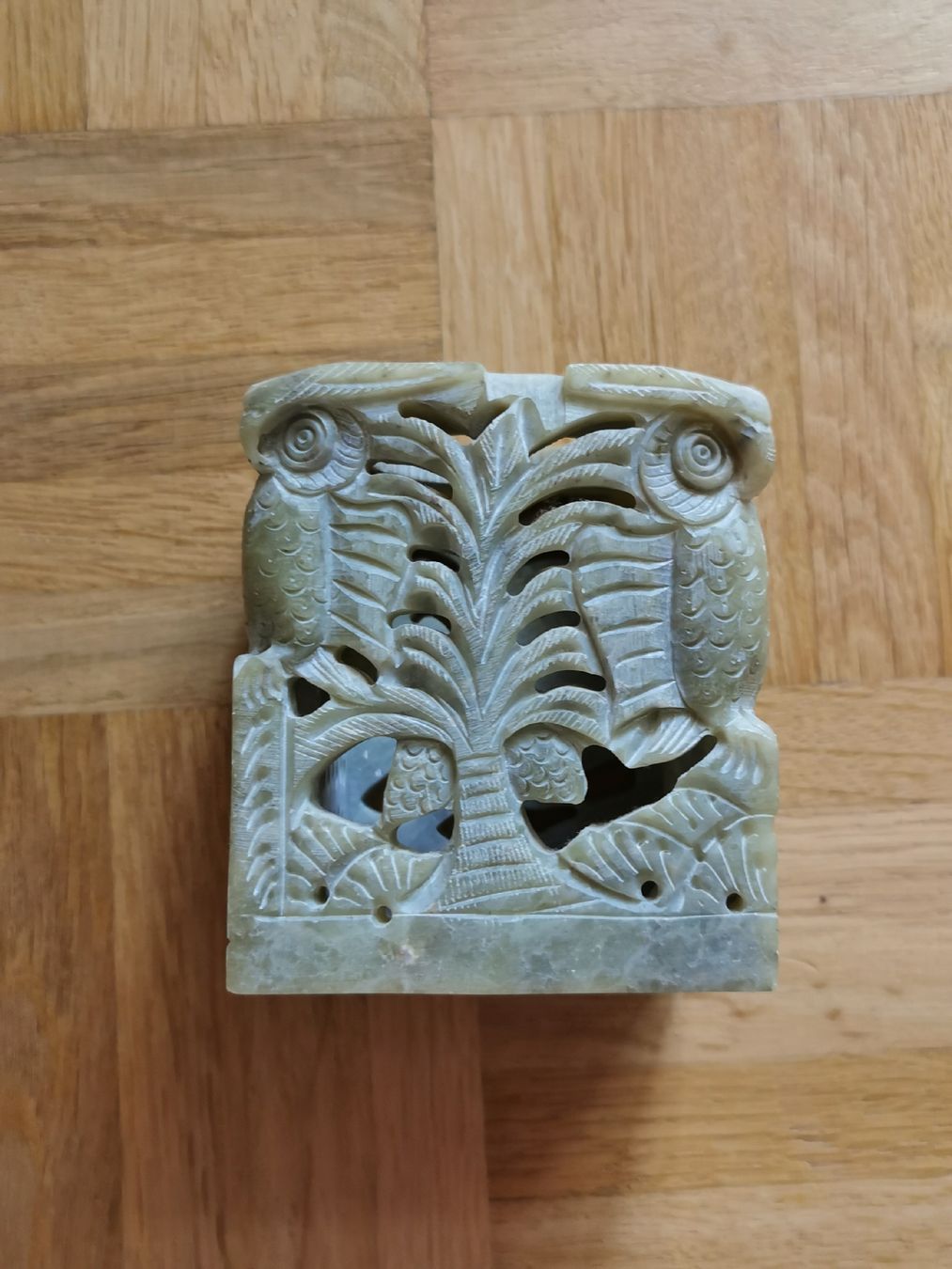 Tutte le decorazioni: Handgeschnitztes Duftlämpchen mit Eulenmotiv – Usato da Fislisbach venduto da bsut 3