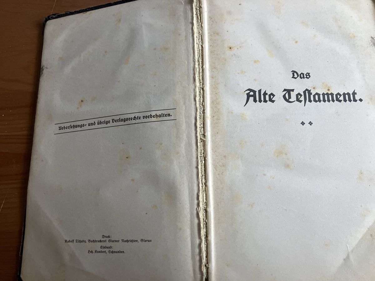 Libri: Familienbibel 1929 – Usato da Glarus venduto da Jhuber78 2