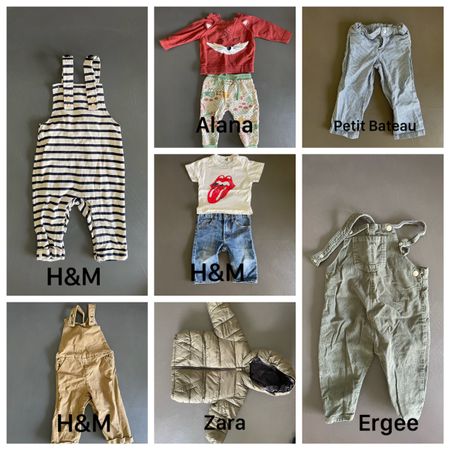 Winterkleiderpaket in Gr 74-86 (12-18 Monate)