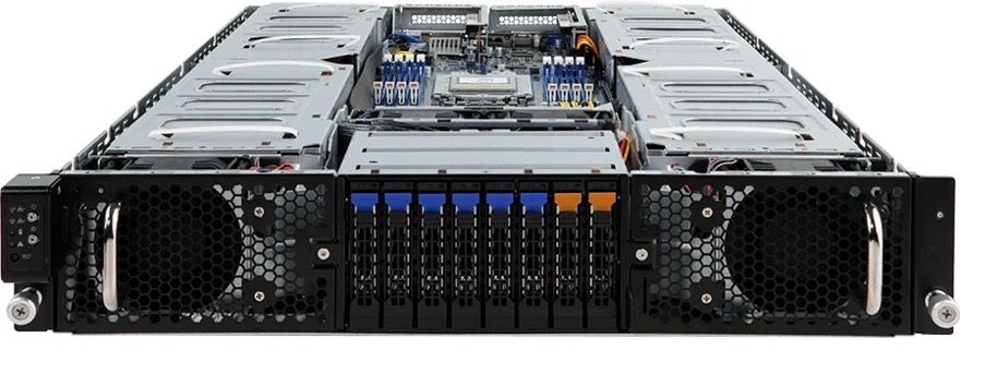 GIGABYTE 8-Slot GPU Rack Server inkl. 4x Tesla V100 32GB (Neu (gemäss ...