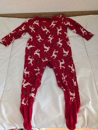 Weihnachtlicher Baby Schlafanzug, Grösse 86,Top Zustand!