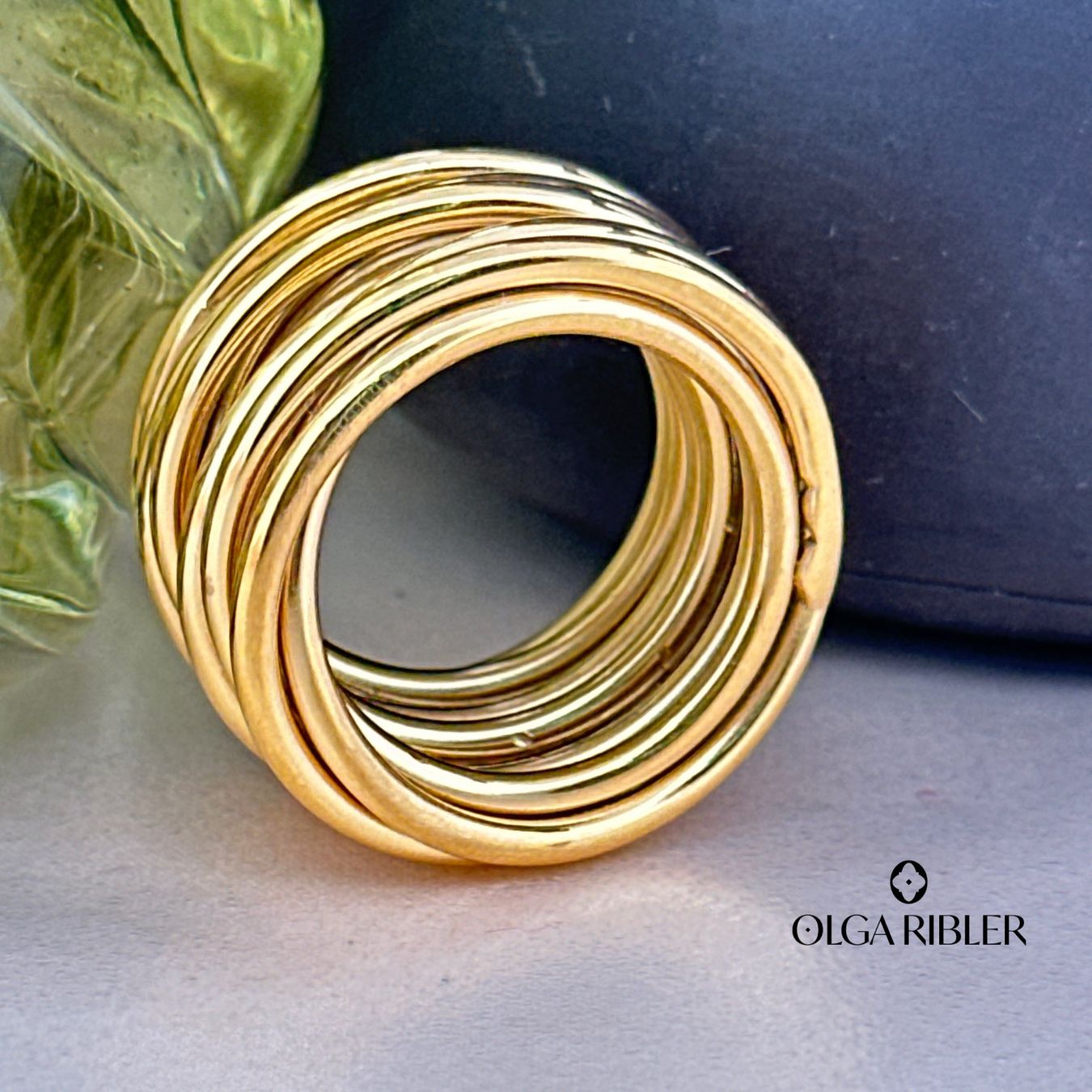 Olga Ribler Anelli: Edelstahl 16 mm  Statement  Ring  Ringgrösse 60 – Nuovo (secondo la descrizione) da Luzern venduto da byolgaribleroutlet 3