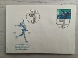 1965 FDC Eiskunstlauf WM Davos