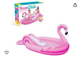 Neuer Kinderpool Flamingo mit Rutsche