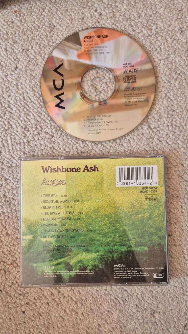 CD: WISHBONE ASH - Argus – Usato da Therwil venduto da Rubo26 1