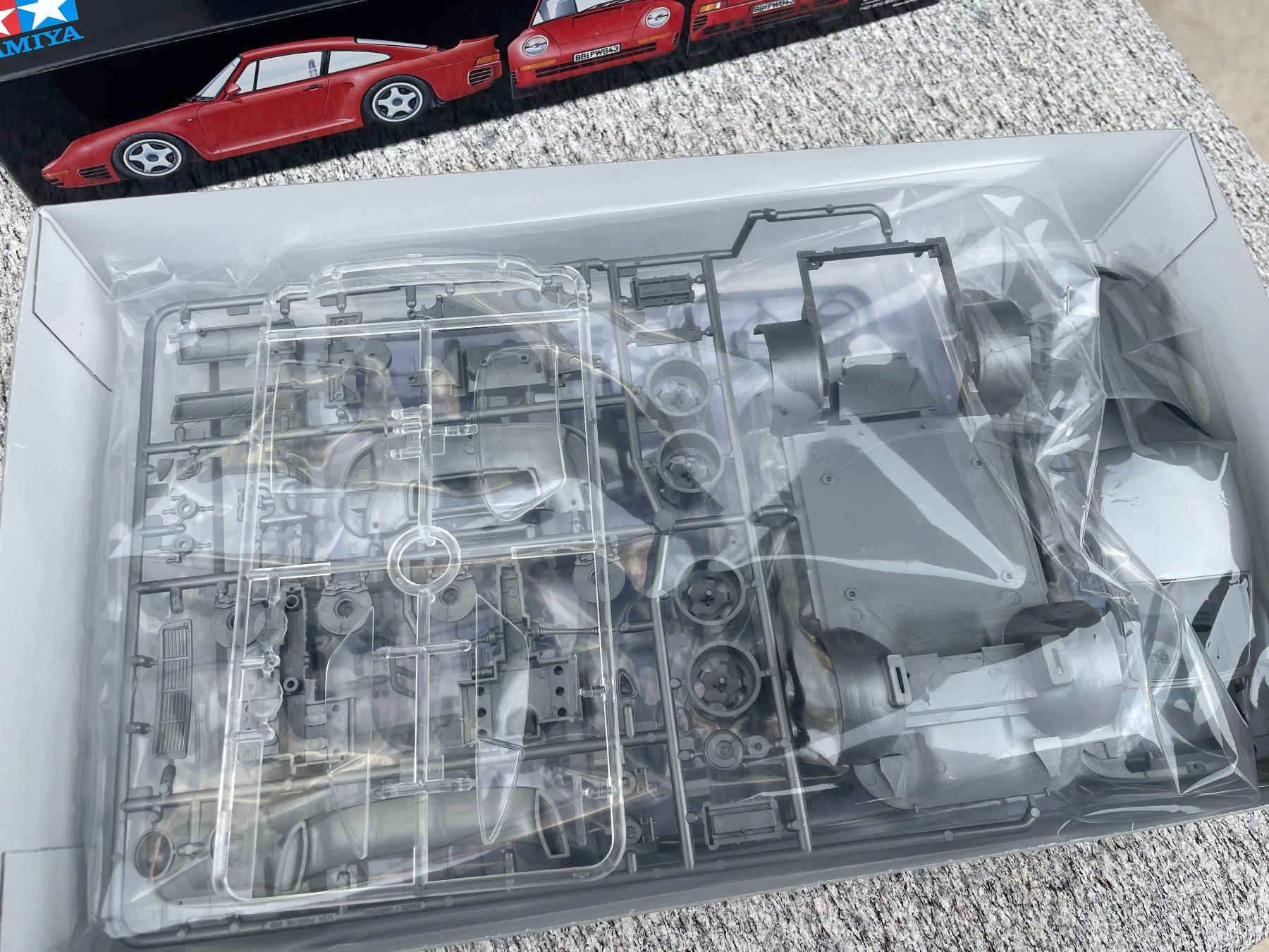 Tamiya Kit di modellismo & Modellini statici: Tamiya 1:24 kit Porsche 959 Bausatz – Nuovo e nell'imballaggio originale da Chiasso venduto da Carrara-Modellismo 2