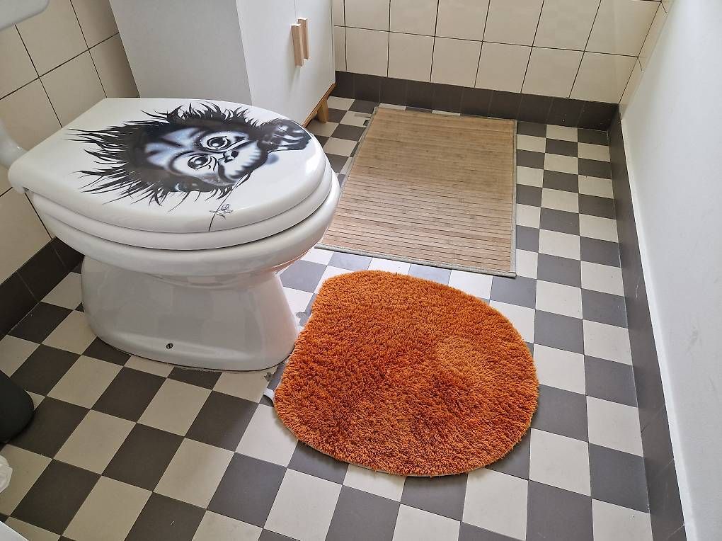 Teppiche: Badezimmerteppich orange mittelflor – Gebraucht aus Winterthur von Kanedama 2