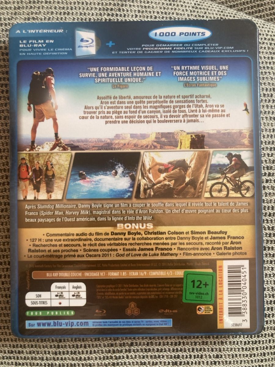 Tutti i DVDs: 127 Heures (Blu-Ray) – Nuovo e nell'imballaggio originale da Neuchâtel venduto da Tradeboi 1