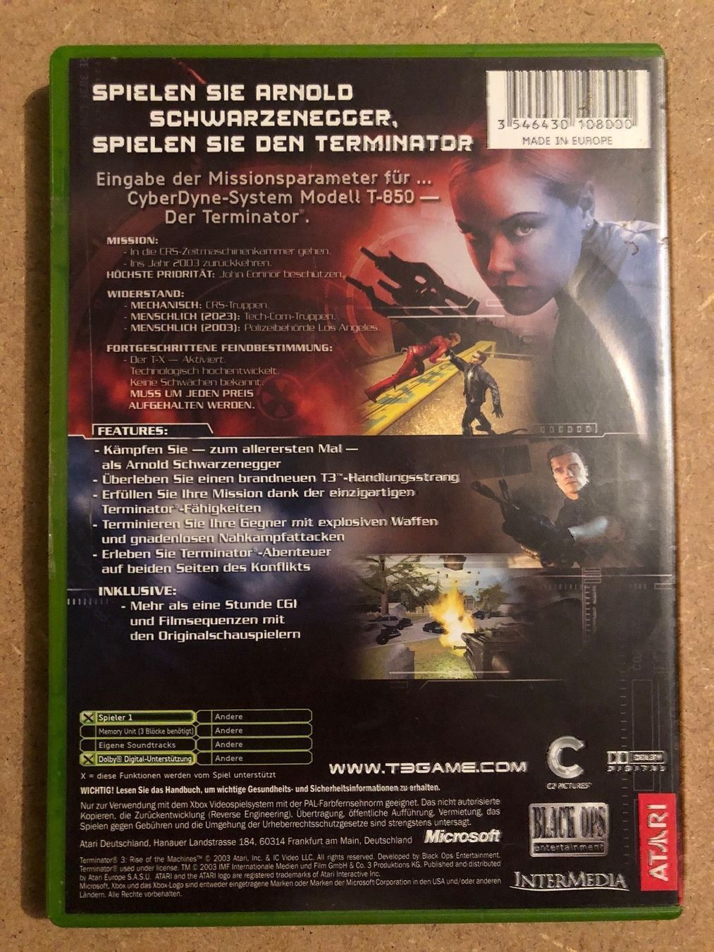 Giochi: Terminator 3 für Xbox – Usato da Kestenholz venduto da Mad18 1