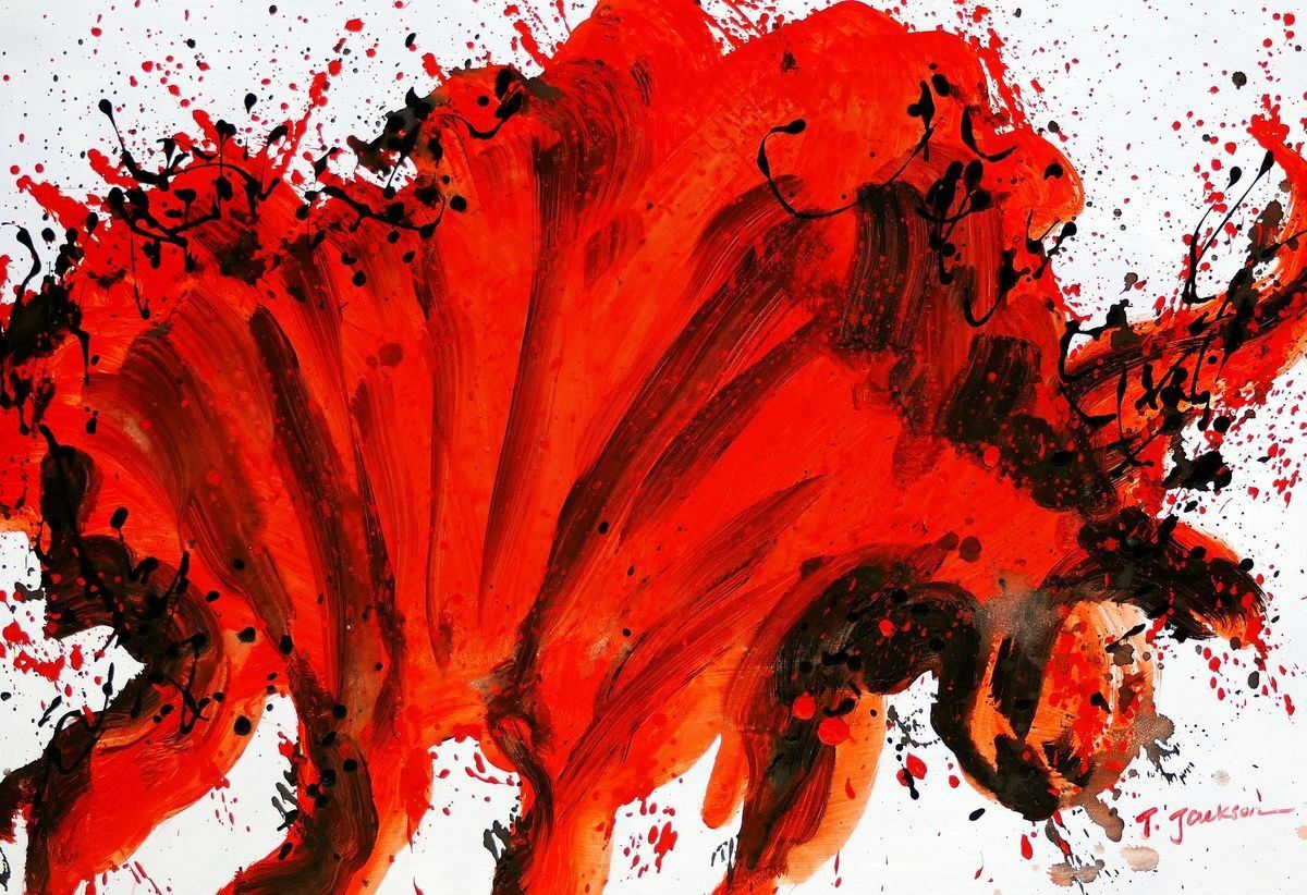 Reproductions et créations: Abstract - bloodline recoil – Neuf (Voir description) à Larnaca par KunstDepot24