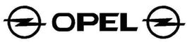Opel Aufkleber Front/Heck scheibe
